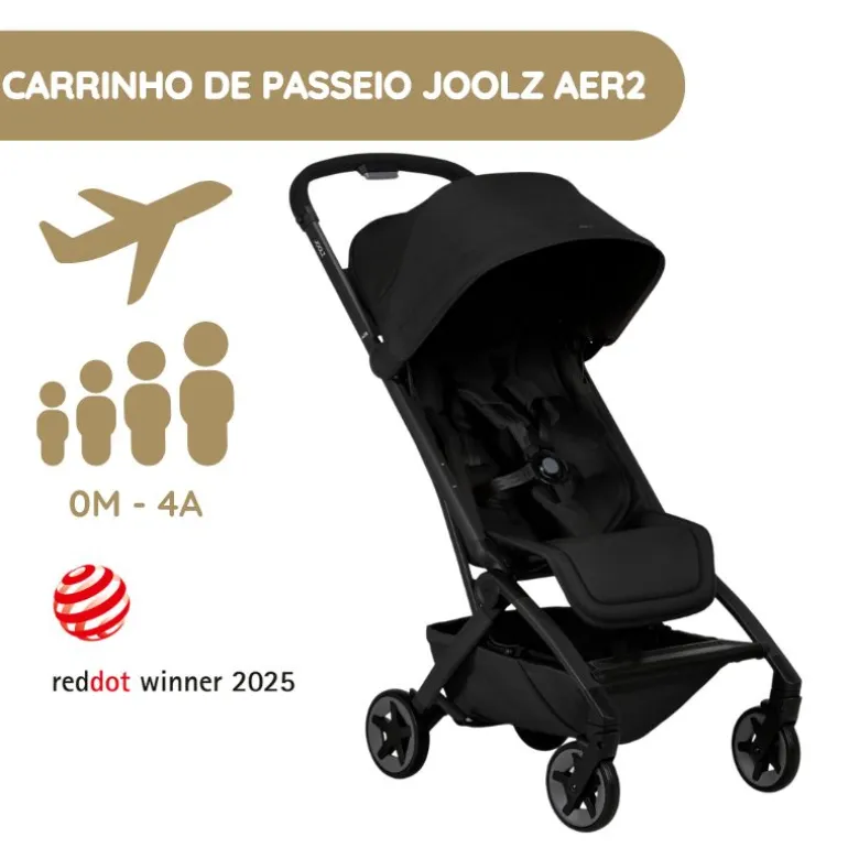 Joolz Aer2 Carrinho de Bebé - Space Black