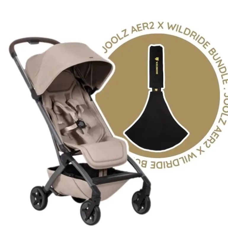Joolz Carrinho de Bebé Aer2 Bundle Wildride - Sandy Taupe