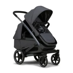 Joolz Geo3 Carrinho de Bebé (Twin) - Para gémeos ou dois bebés dos 0 aos 4 anos - Stone grey