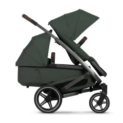 Joolz Geo3 Carrinho de Bebé (Twin) - Para gémeos ou dois bebés dos 0 aos 4 anos - Forest green