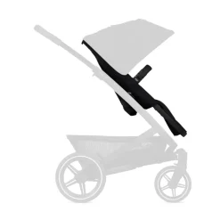 Joolz Geo3 Carrinho de Bebé (Twin) - Para gémeos ou dois bebés dos 0 aos 4 anos - Space black