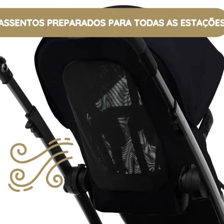Joolz Geo5 Carrinho de Gémeos - Dark navy blue