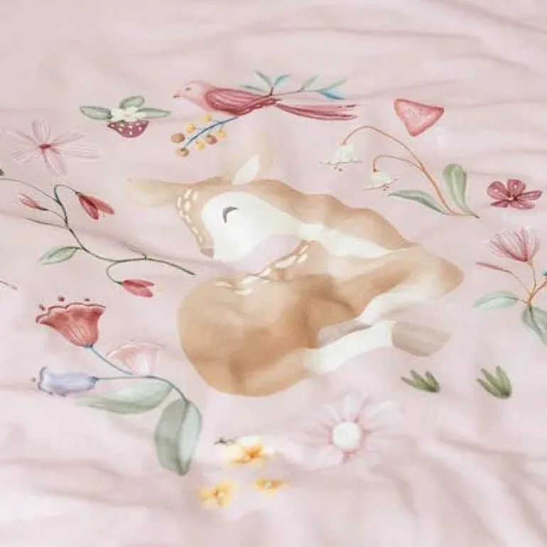 Little Dutch Edredão de Verão para Alcofa | Bassinet | 4-camadas Musselina | Fairy Blossom