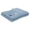 Little Dutch Manta de Malha para Berço | Cot Blanket | Pure Denim Blue