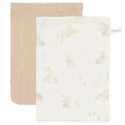 Little Dutch Mini Toalhinhas de Higiene | Washcloths - Baby Bunny / Bege