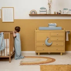 Little Dutch Muda Fraldas Portátil Comfort | Pure Soft Blue