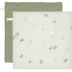 Little Dutch Toalhas de Rosto em Musselina | Facecloths - Little Farm / Pure Olive