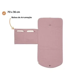 Little Dutch Troca-Fraldas Portátil Comfort | Pure Mauve