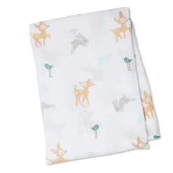 Lulujo - Musselina de Algodão 120x120cm - Floresta