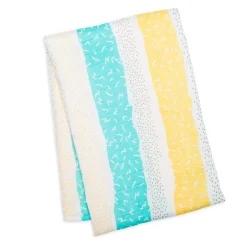 Lulujo - Musselina de Bambu 120x120cm - Ricas e Pontos Azuis