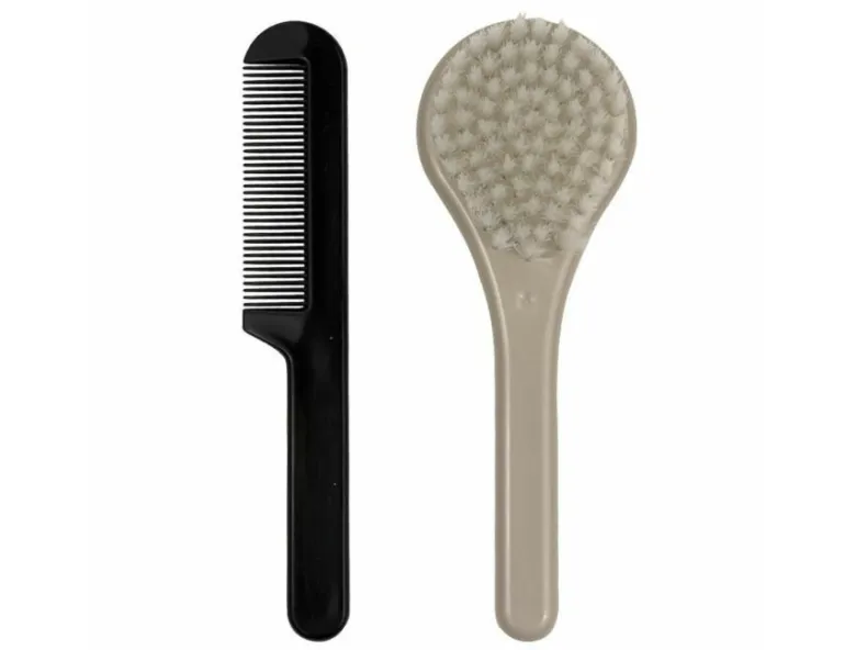Luma Conjunto de Escova e Pente - Beige
