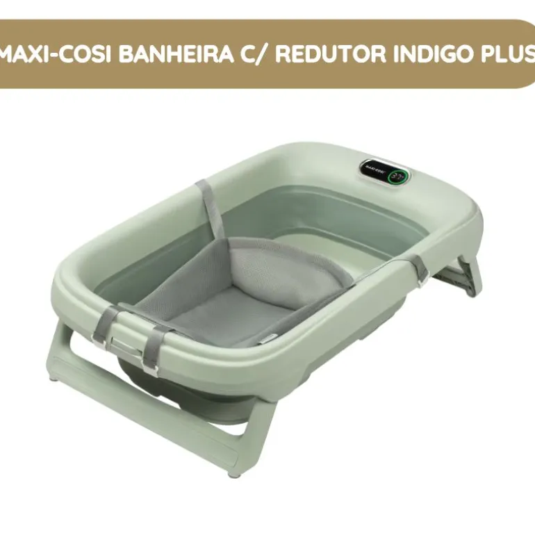 Maxi-Cosi Banheira com Redutor Indigo Plus - Sage Green