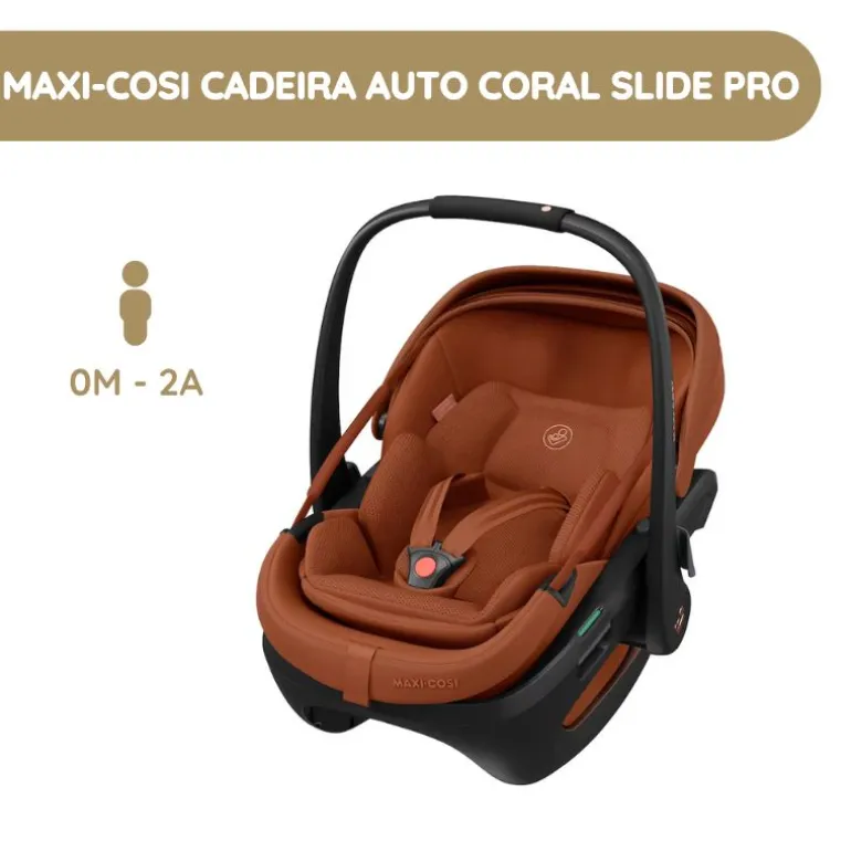 Maxi-Cosi Cadeira Auto Coral Slide Pro - Copper Terra