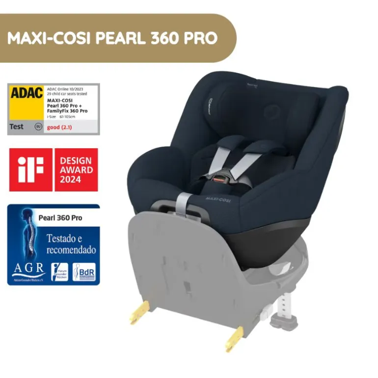 Maxi-Cosi Cadeira Auto Pearl 360 Pro - Authentic Blue