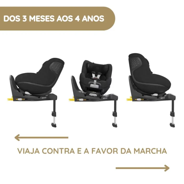 Maxi-Cosi Cadeira Auto Pearl 360 Pro - Authentic Black