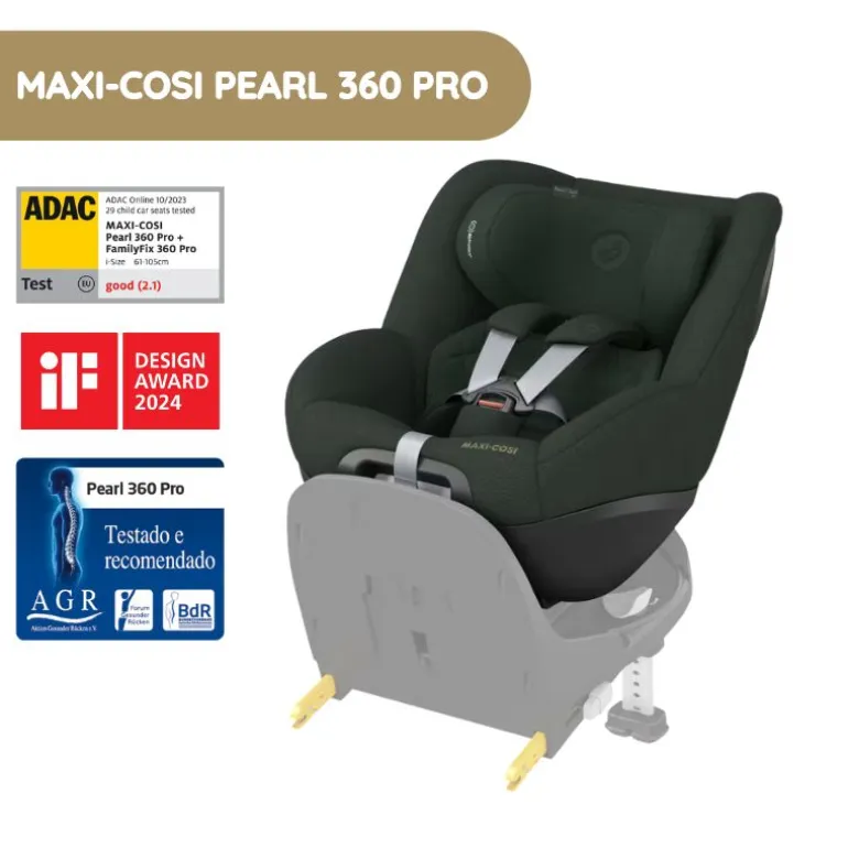 Maxi-Cosi Cadeira Auto Pearl 360 Pro - Authentic Green