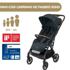 Maxi-Cosi Carrinho de Bebé Soho - Essential Graphite