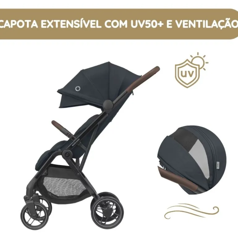Maxi-Cosi Carrinho de Bebé Soho - Essential Graphite