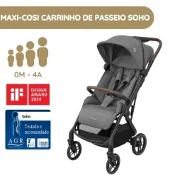 Maxi-Cosi Carrinho de Bebé Soho - Select Grey