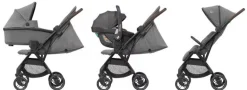 Maxi-Cosi Carrinho de Bebé Soho - Black