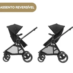 Maxi-Cosi Carrinho de Bebé Zelia 3 - Essential Graphite