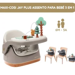 Maxi-Cosi Jay Plus Assento para Bebé 3 em 1 - Elegance Beige