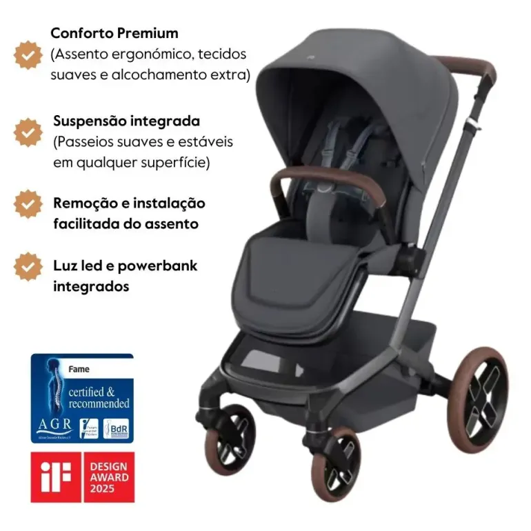 Maxi-Cosi Pack Fame - Moon Graphite