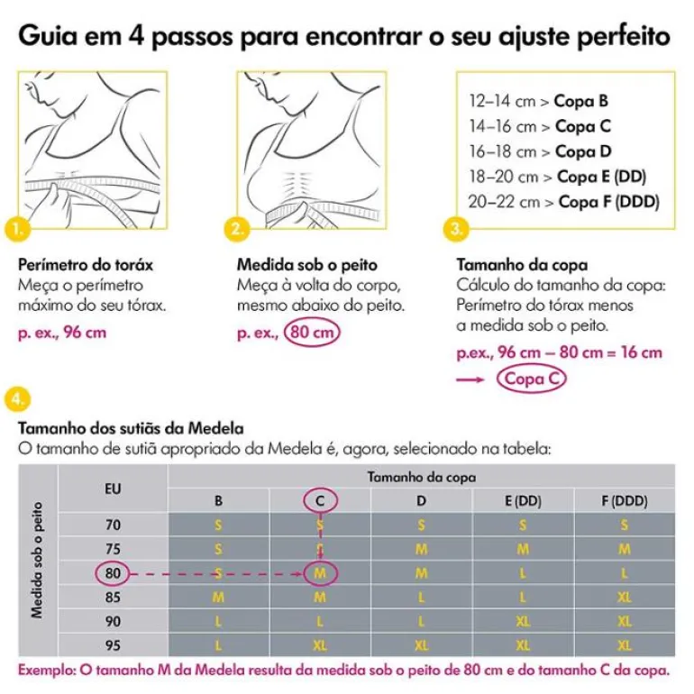 Medela Top de Extração Hands-Free Branco - XL