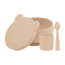 Minikoioi - Conjunto de Alimentação BLW Set I - Bubble Beige