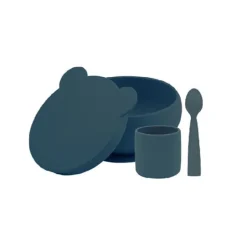 Minikoioi - Conjunto de Alimentação BLW Set I - Azul Escuro