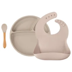 Minikoioi - Conjunto de Alimentação BLW Set II - Bubble Beige