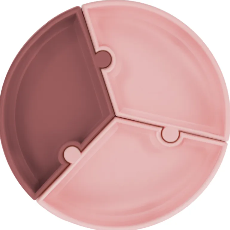 Minikoioi Prato Puzzle - Rosa e Bordeaux