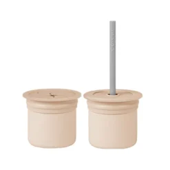 Minikoioi Sip+Snack - Bubble Beige/Powder Grey