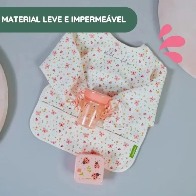 Miniland Babete com Mangas Butterfly