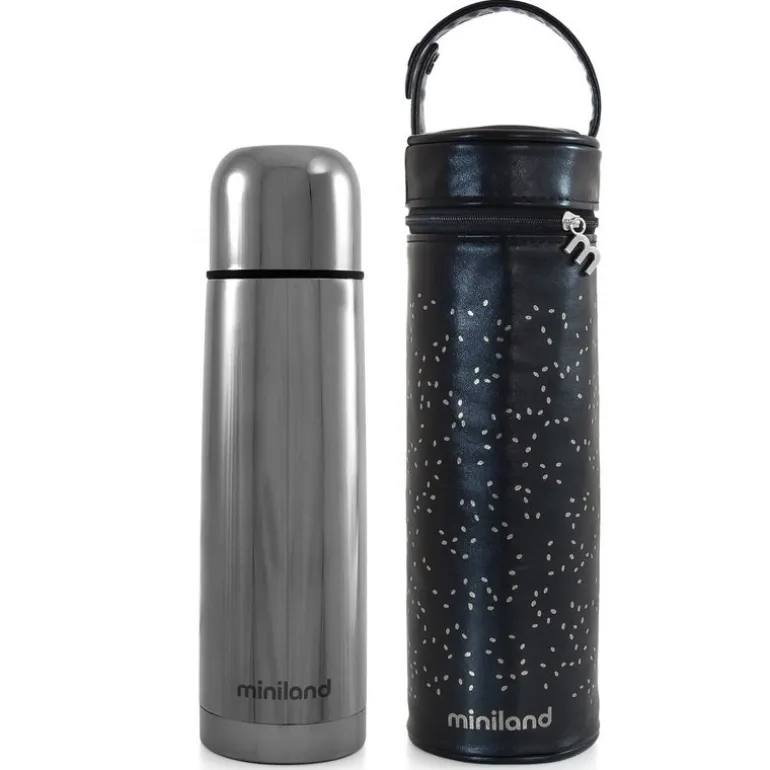 Miniland Termo Líquidos 500ml + Bolsa Térmica Deluxe Silver