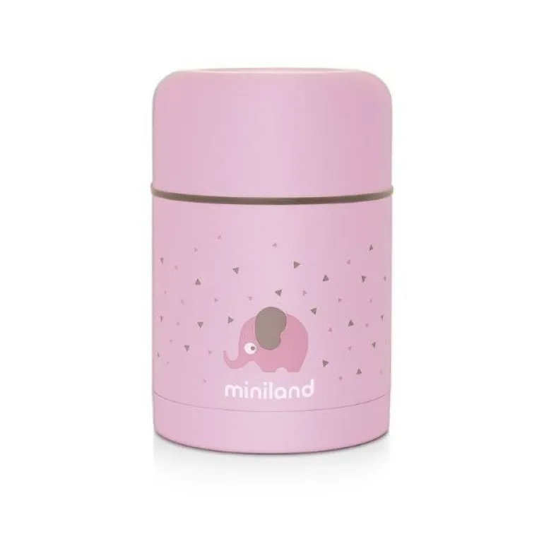 Miniland Termo para Sólidos 600 ml - Rosa