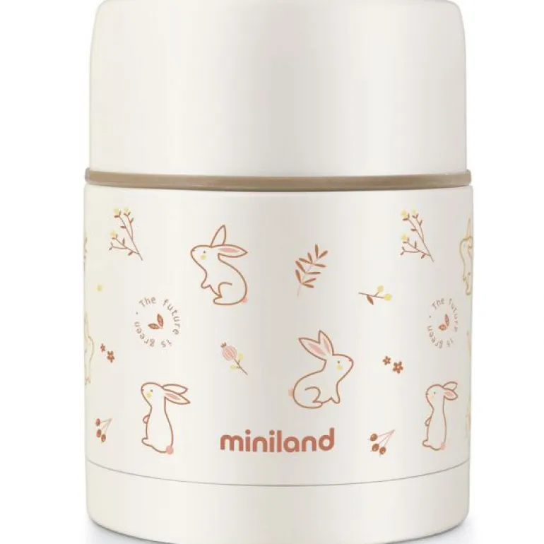 Miniland Termo para Sólidos Nature 600ml - Bunny