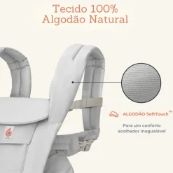 Mochila Porta-bebés Omni Deluxe Algodão da Ergobaby - Onyx Black