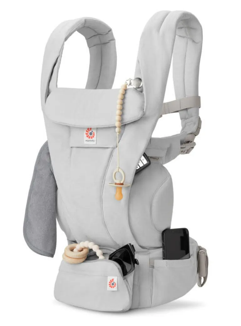 Mochila Porta-bebés Omni Deluxe Algodão da Ergobaby - Pearl Grey