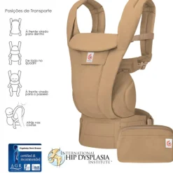 Mochila Porta-bebés Omni Deluxe Algodão da Ergobaby - Camel