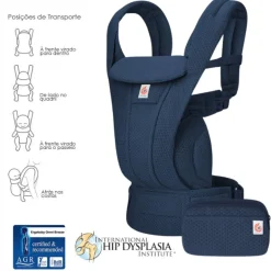 Mochila Porta-bebés Omni Deluxe Mesh da Ergobaby - Midnight Blue