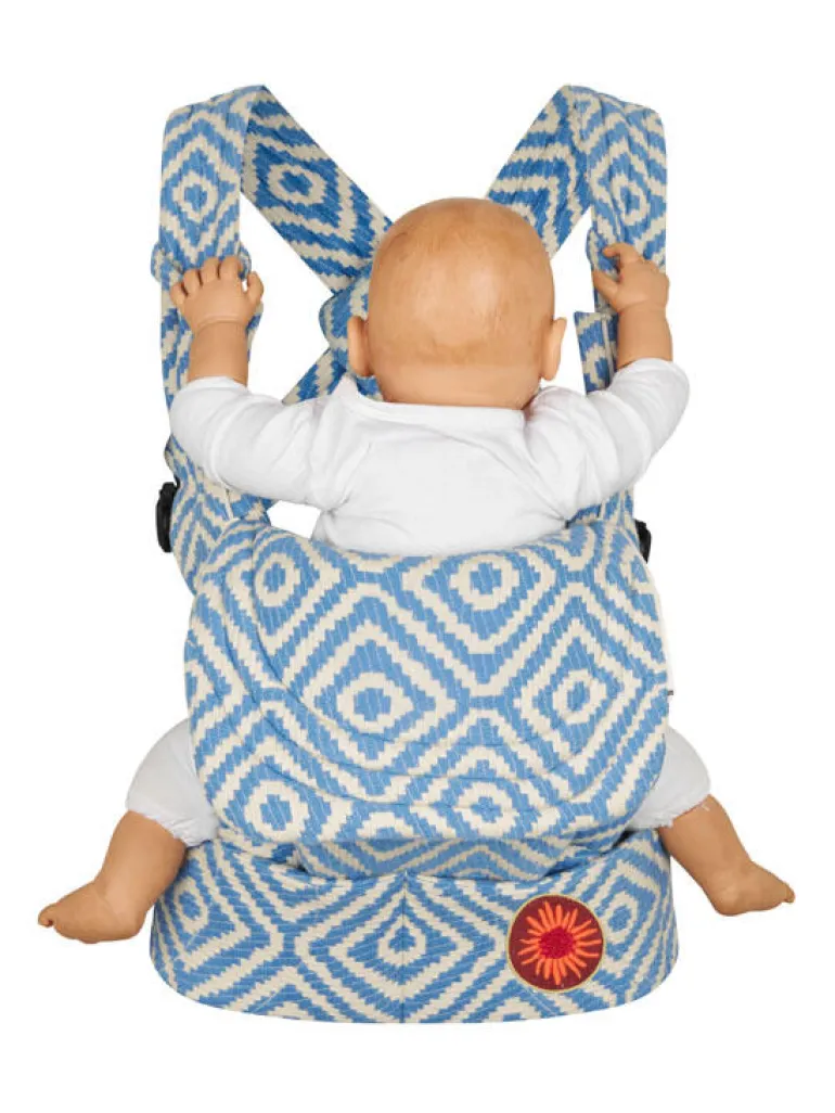 Moova Mochila Porta-bebé Balance - Blue Mosaic