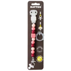 Nattou Corrente Xuxa Silicone - Rosa