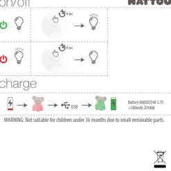Nattou Luz de Presença Gato