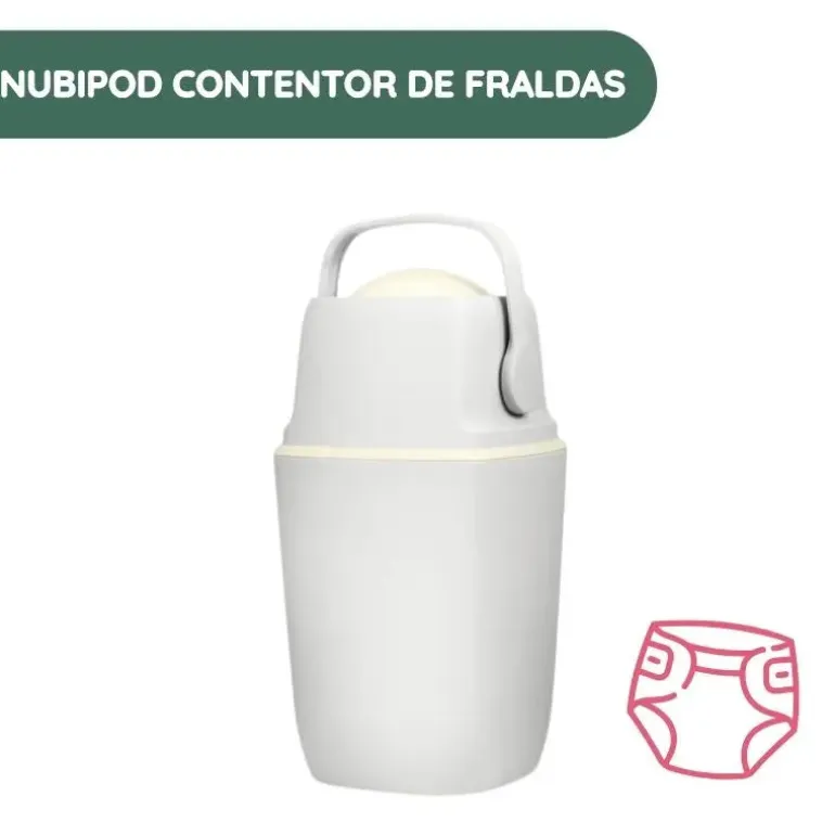 NubiPod Contentor de Fraldas - White