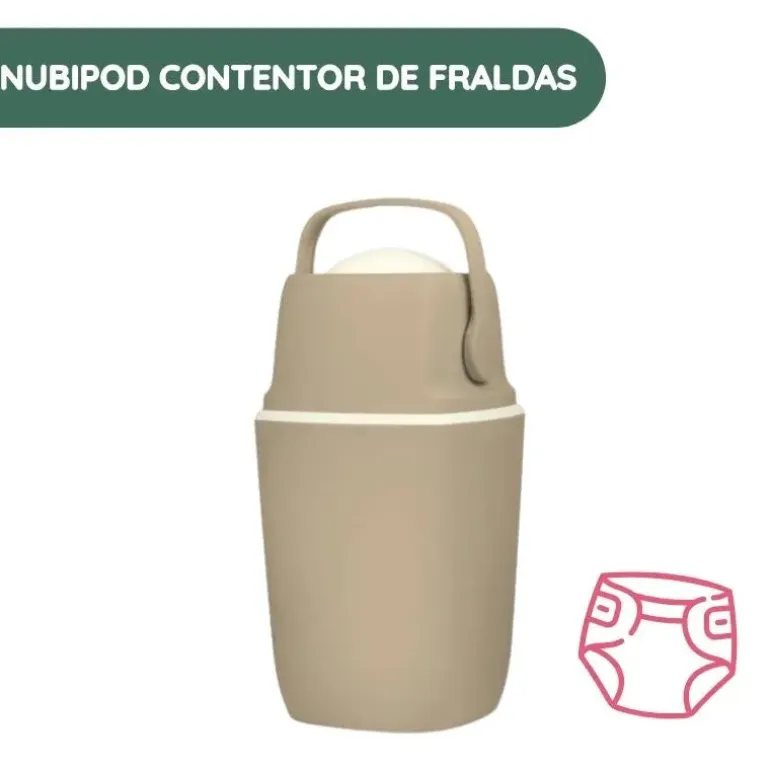NubiPod Contentor de Fraldas - Brown