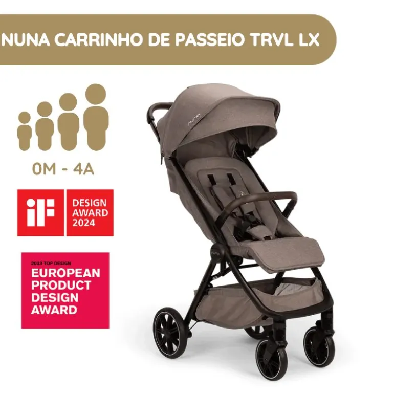 Nuna Carrinho de Bebé Trvl Lx - Cedar