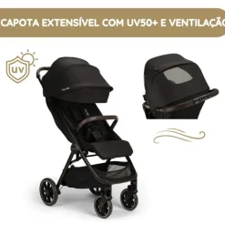 Nuna Carrinho de Bebé Trvl Lx - Cedar