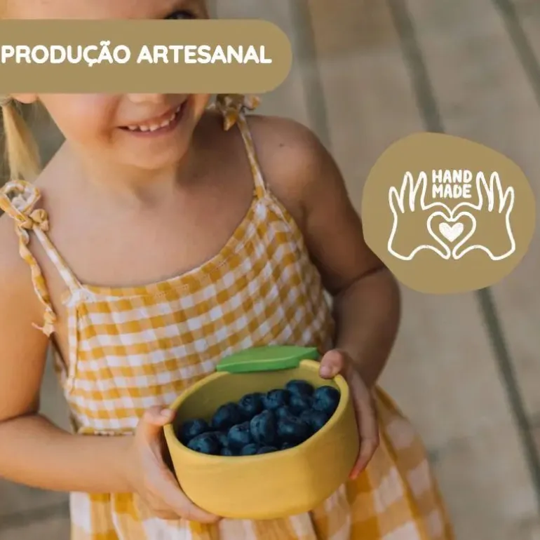 Oli & Carol Taça e Colher em Madeira Limão