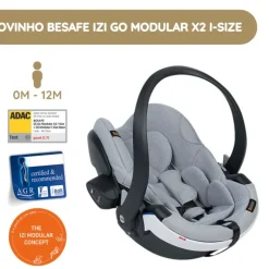 Ovinho para Bebé BeSafe iZi Go Modular X2 i-Size - Peak Mesh